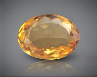 Yellow Citrine Natural Certified  5.68 CTS-8442